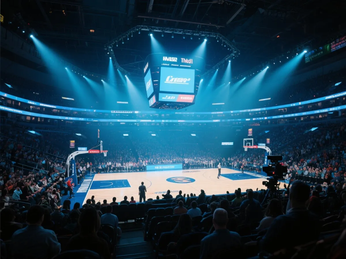 NBA直播观赛氛围示意图